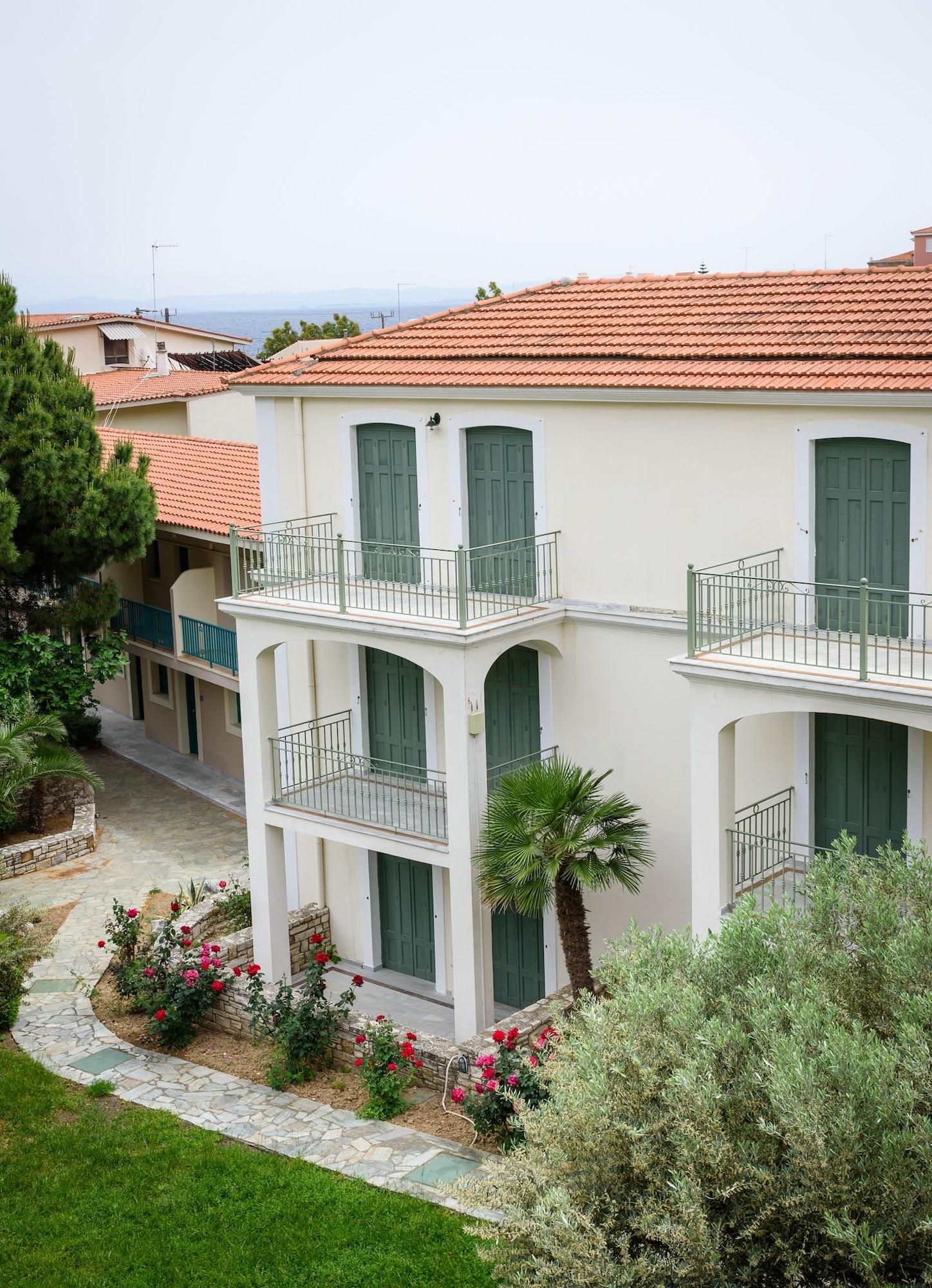 Kyveli Hotel Apartments Vrontádos Exteriör bild